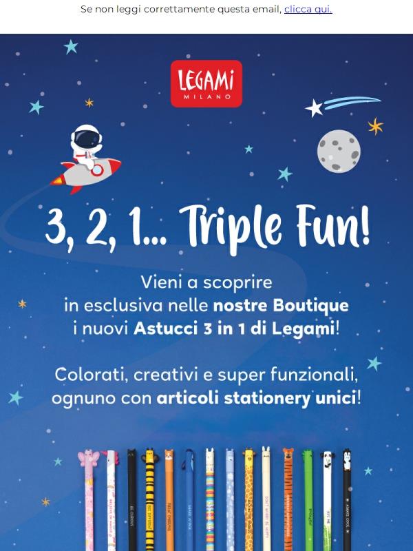 3,2,1... I nuovi Astucci 3 Zip sono arrivati ✨