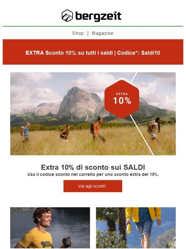 Saldi Patagonia e extra 10%