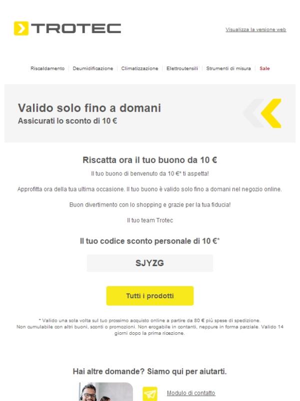 🏷️ 🕖 Valido solo fino a domani