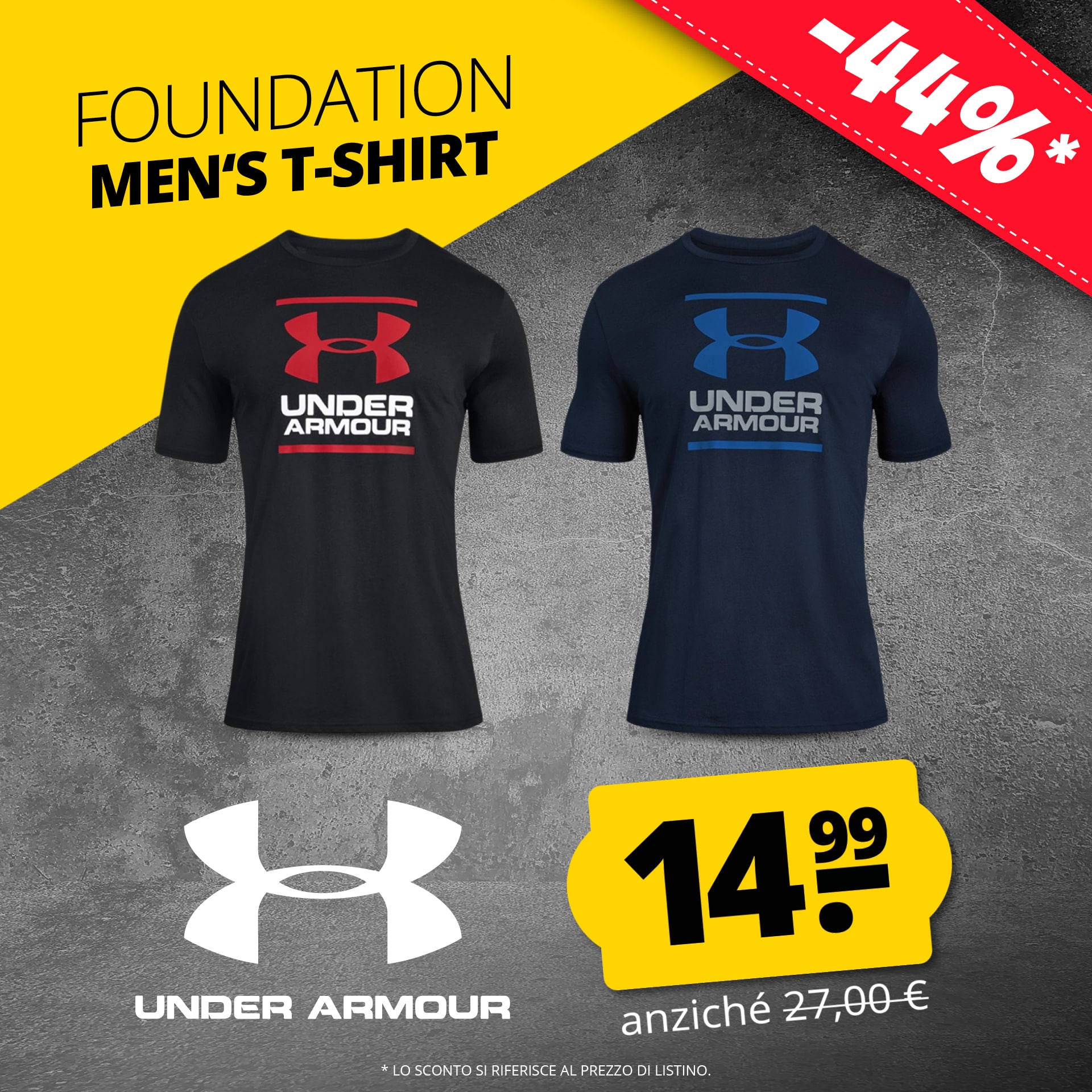 Under Armour fondazione gl uomo tshirt