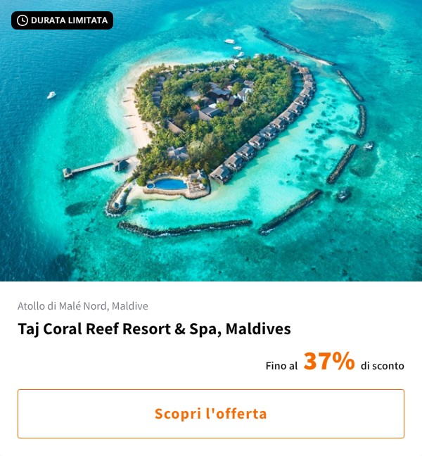 Taj Coral Reef Resort & Spa, Maldives