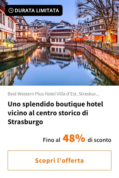 Uno splendido boutique hotel vicino al centro storico di Strasburgo