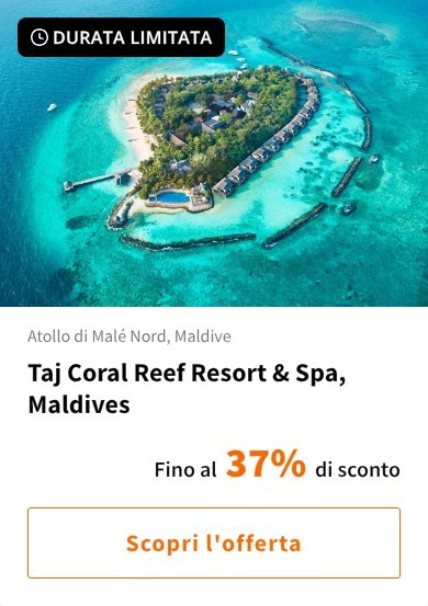 Taj Coral Reef Resort &amp; Spa, Maldives