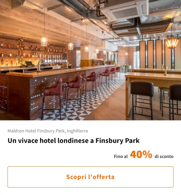Un vivace hotel londinese a Finsbury Park