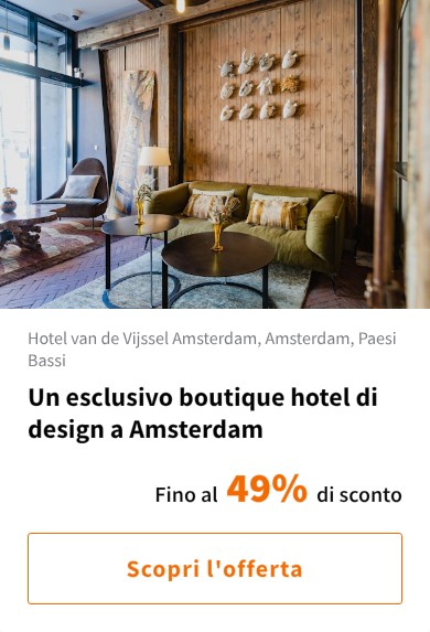 Un esclusivo boutique hotel di design a Amsterdam