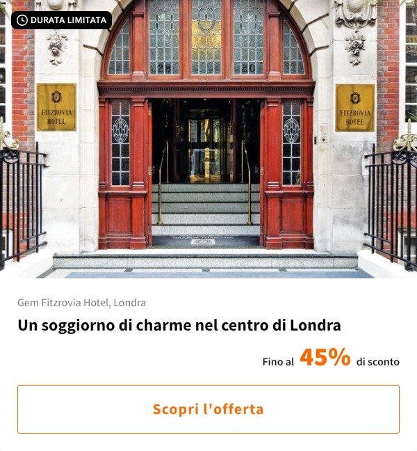 Un soggiorno di charme nel centro di Londra