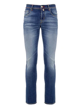Jeans Nick Super Slim Fit Denim Délavé Jacob Cohen
