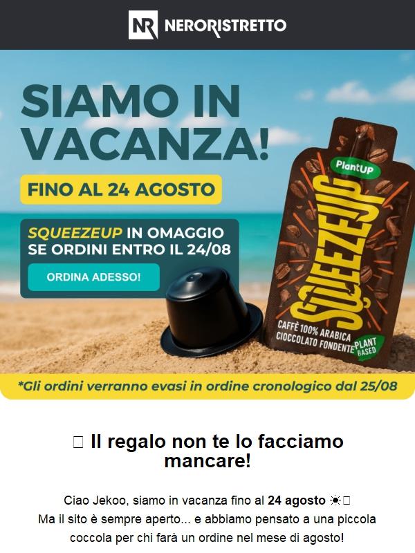 🍫 Un regalo se ordini entro il 24/08