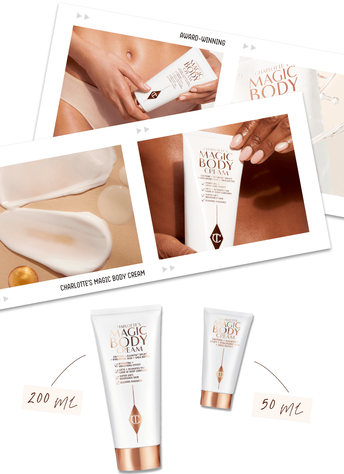 AWARD WINNING CHARLOTTE’S MAGIC BODY CREAM
