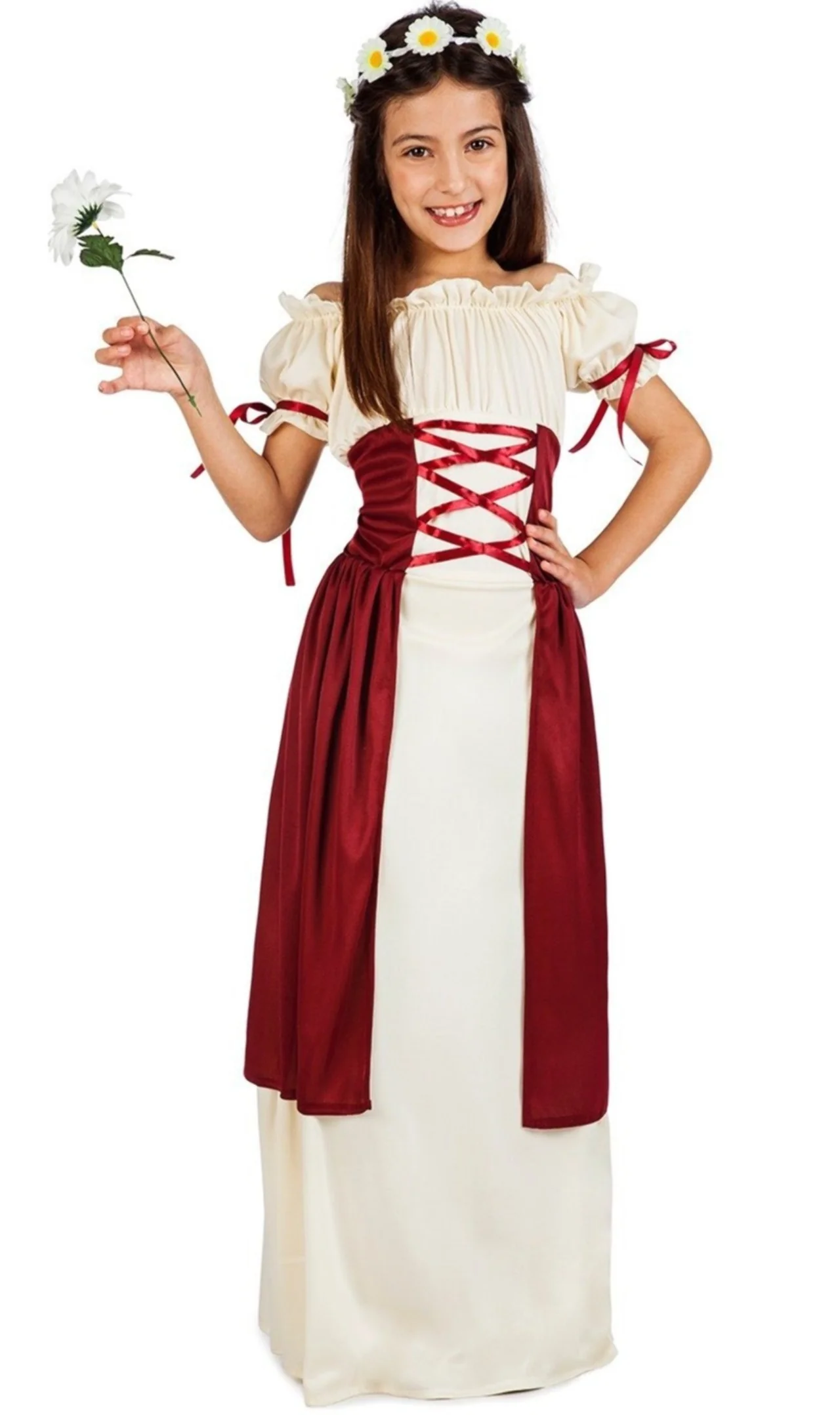Image of Costume da Dama Medievale Linda per bambina