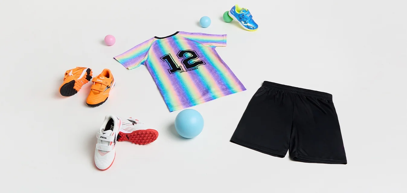 Outfit da calcio per bambini