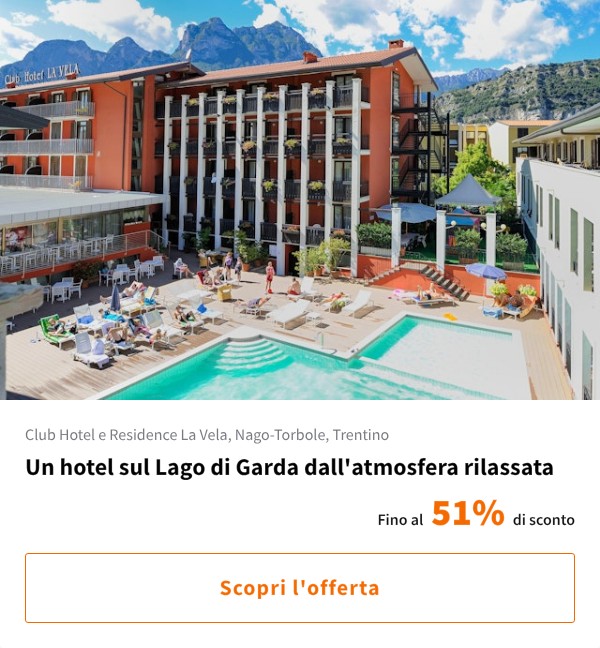 Un hotel sul Lago di Garda dall'atmosfera rilassata