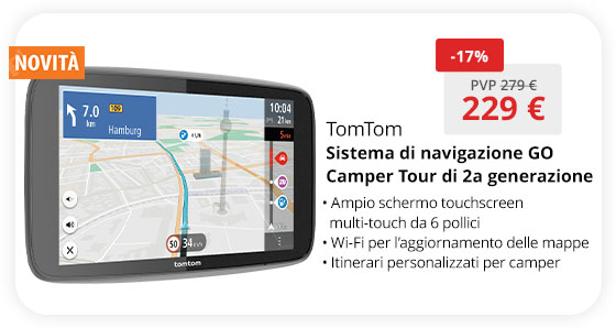 Sistema di navigazione TomTom GO Camper Tour