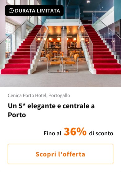 Un 5* elegante e centrale a Porto