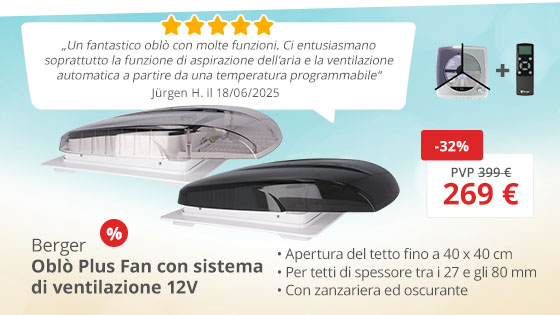 Oblò Berger Plus Fan