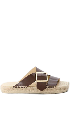 Petal vegetal leather sandals