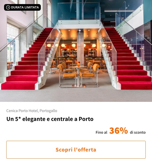 Un 5* elegante e centrale a Porto