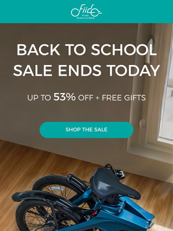 Final Day for Back to School Savings