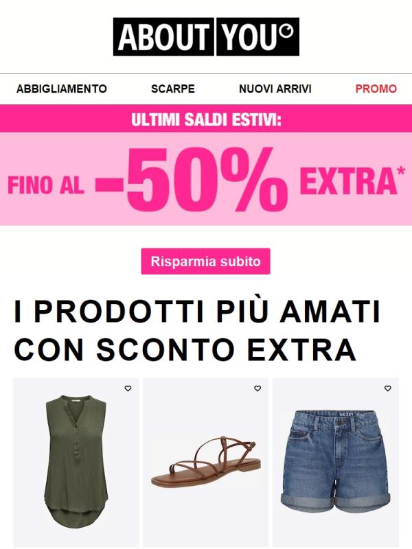 Solo per oggi: fino al -50% EXTRA