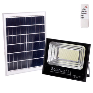 Proiettore LED solare 200W 6500K Pannello: 6V/20W Batteria: 3,2V/15000MaH Telecomando [HO-SOLARFL-200W-01]