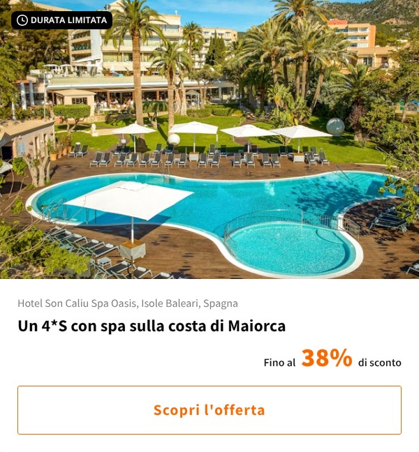 Un 4*S con spa sulla costa di Maiorca