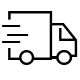 Icona “Spedizione gratuita*” Icona “Camion
