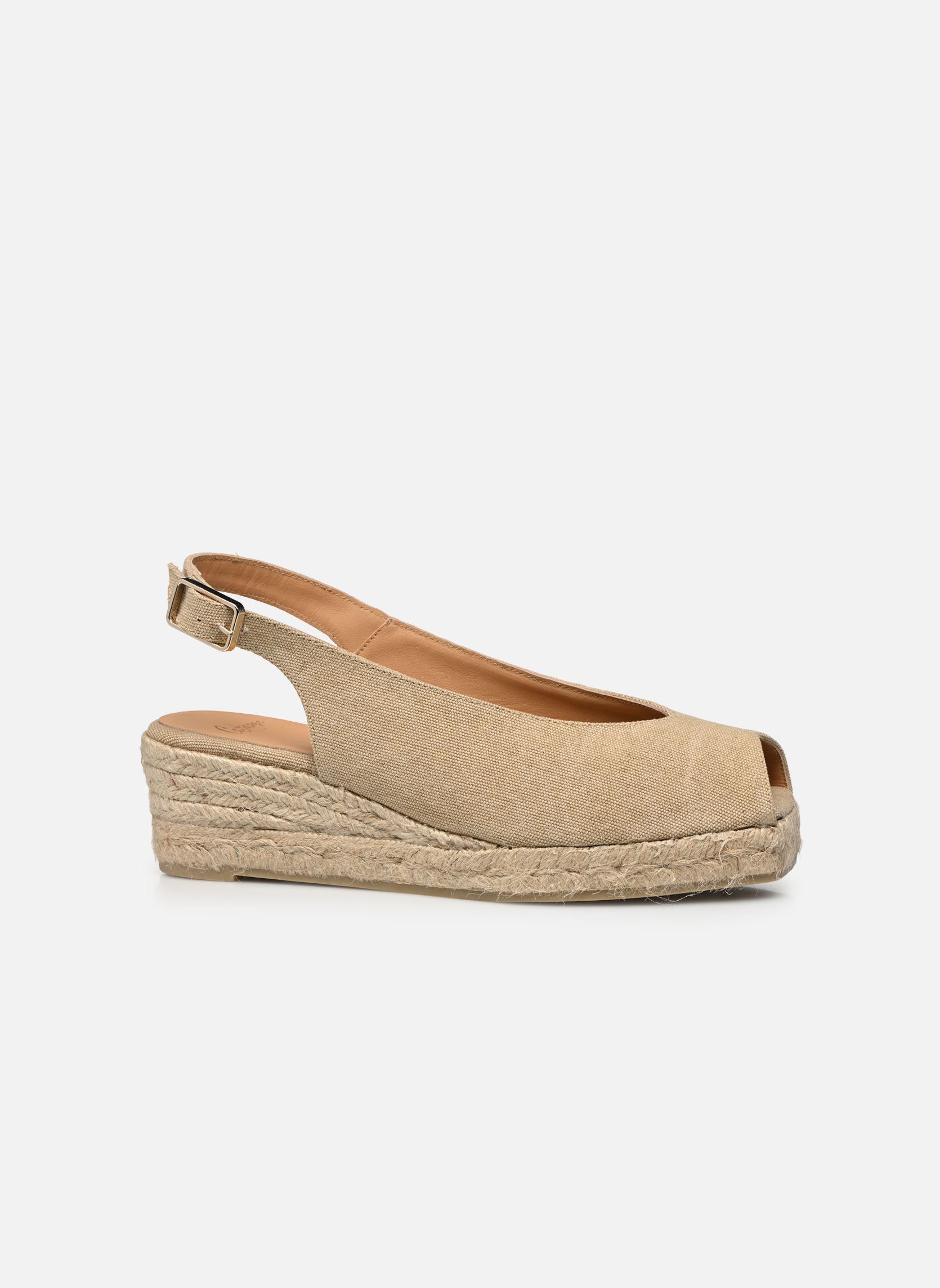 Castaner Espadrillas a zeppa e piattaforme Dosalia H3 donna beige