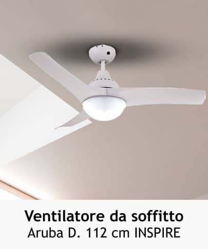 ventilatore da soffitto ARUBA INSPIRE