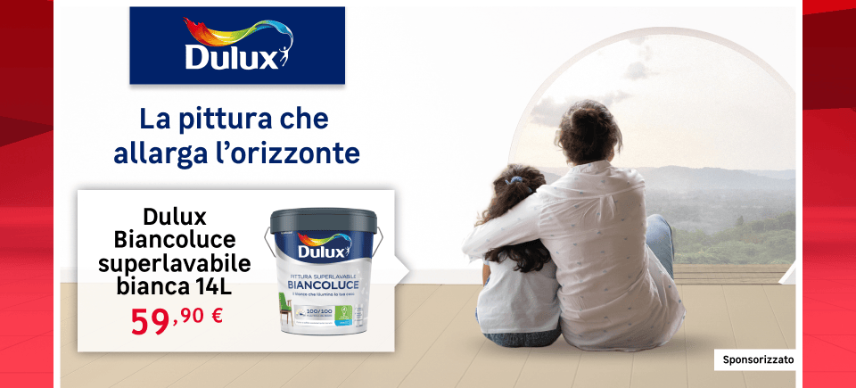scopri al prezzo vincente la vernice DULUX BIANCOLUCE