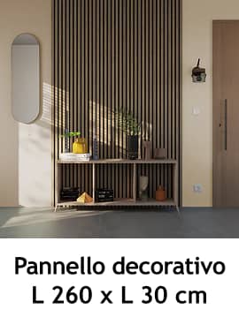 pannello decorativo 260x30 cm