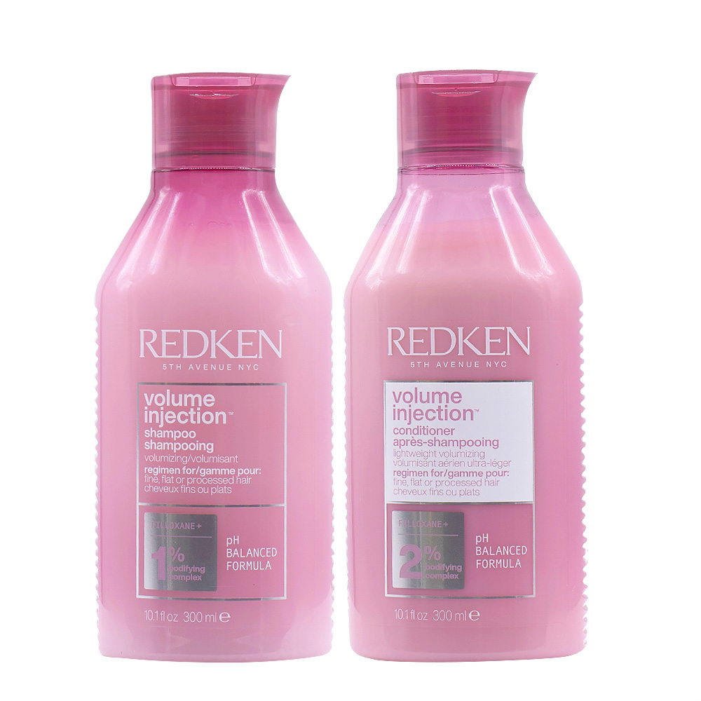 Image of Redken Volume Injection Shampoo 300ml Conditioner 300ml