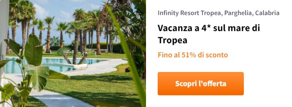 Vacanza a 4* sul mare di Tropea