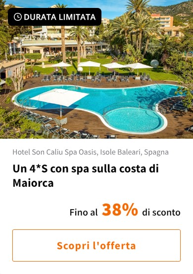 Un 4*S con spa sulla costa di Maiorca