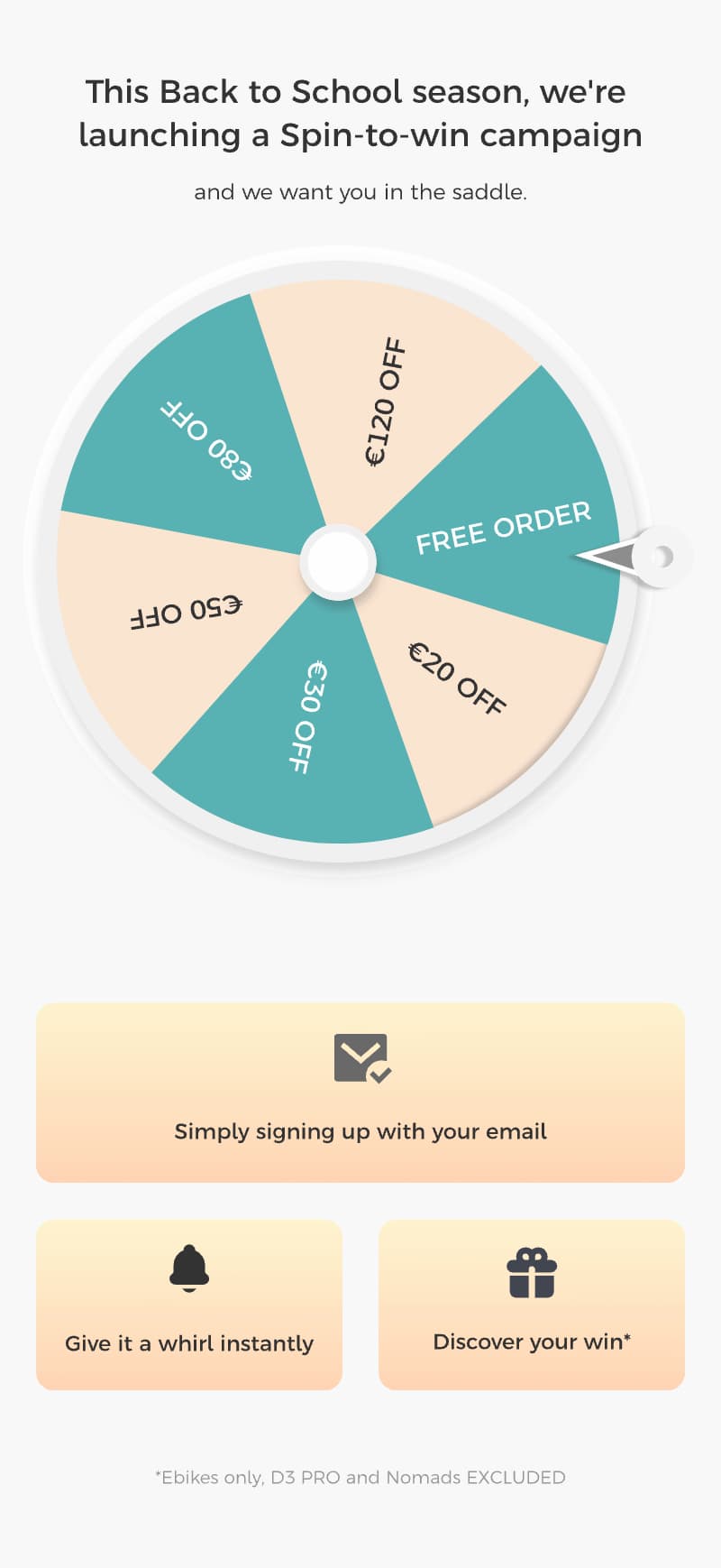 Spin-to-win campaign