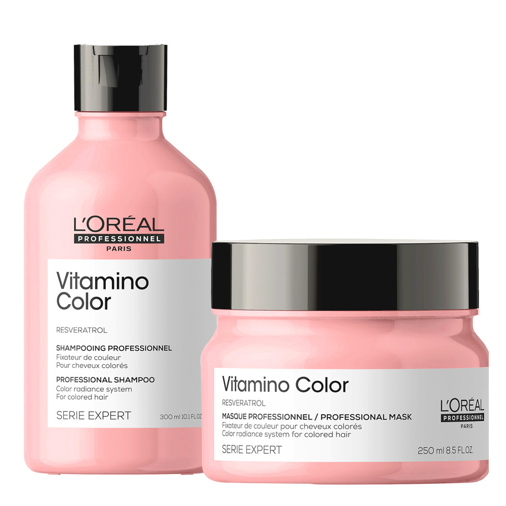 Image of L'Oréal Professionnel Paris Vitamino Color Shampoo 300ml Mask 250ml