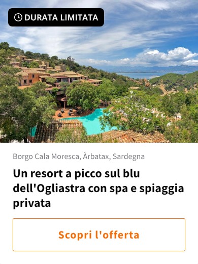 Un resort a picco sul blu dell&#x27;Ogliastra con spa e spiaggia privata