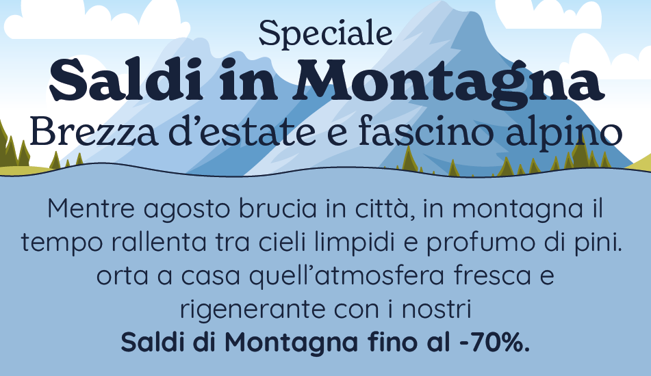 Speciale Saldi in Montagna
