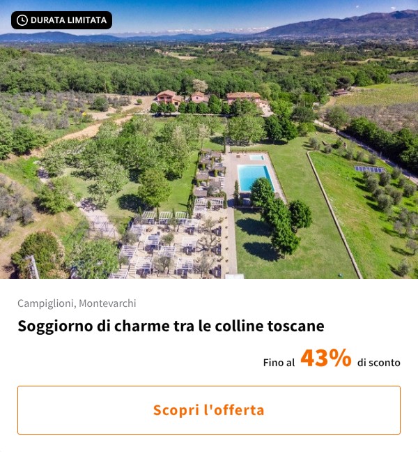 Soggiorno di charme tra le colline toscane