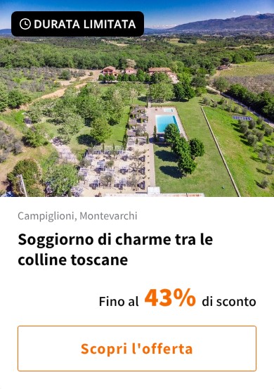 Soggiorno di charme tra le colline toscane