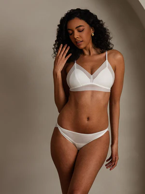 Image of Pura Seta Spalline Sottili Reggiseno & Slip Set