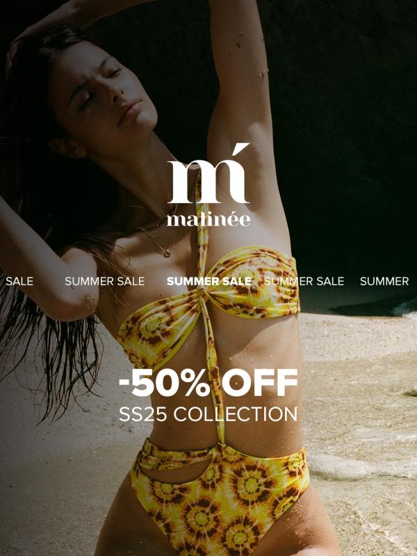 ⭐️  SUMMER SALE: -50% OFF SU TUTTO!