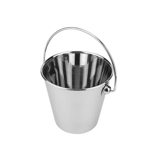 9 cm - Miniporzioni Mini Stainless Steel Snack Bucket