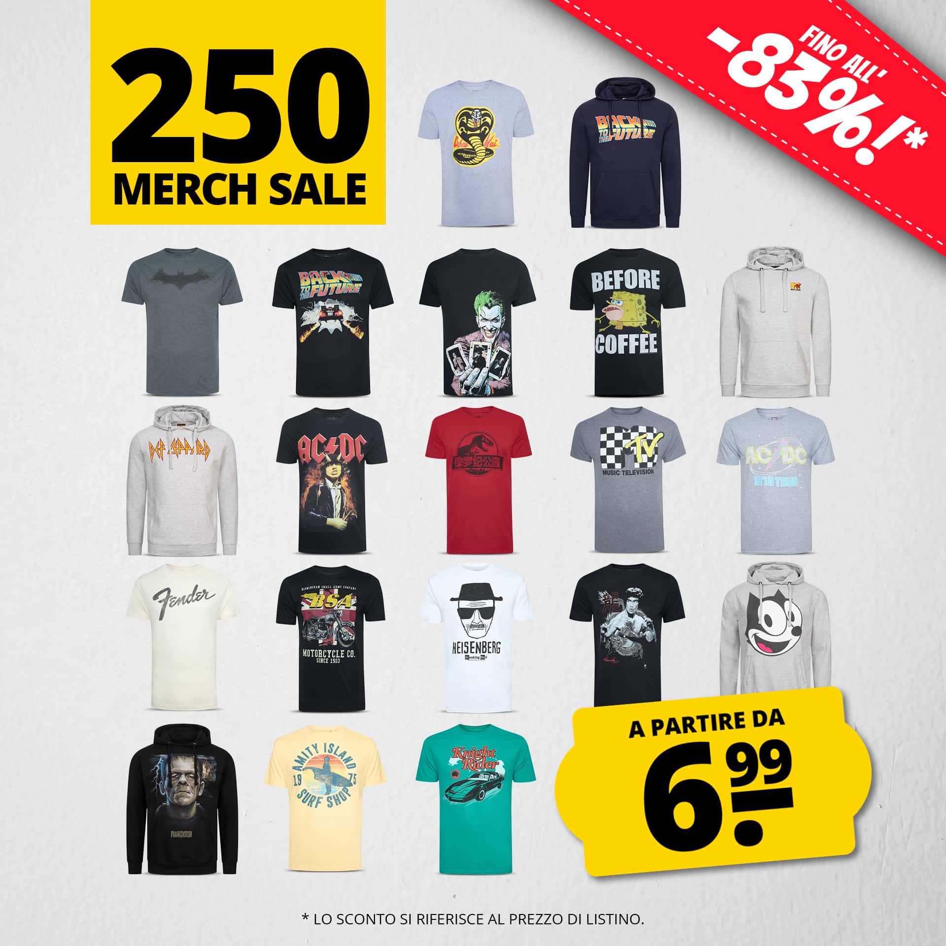 250 merch sale