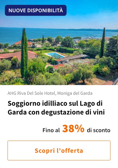 Soggiorno idilliaco sul Lago di Garda con degustazione di vini