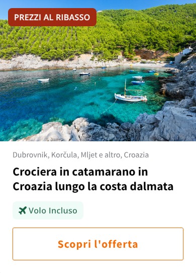 Crociera in catamarano in Croazia lungo la costa dalmata