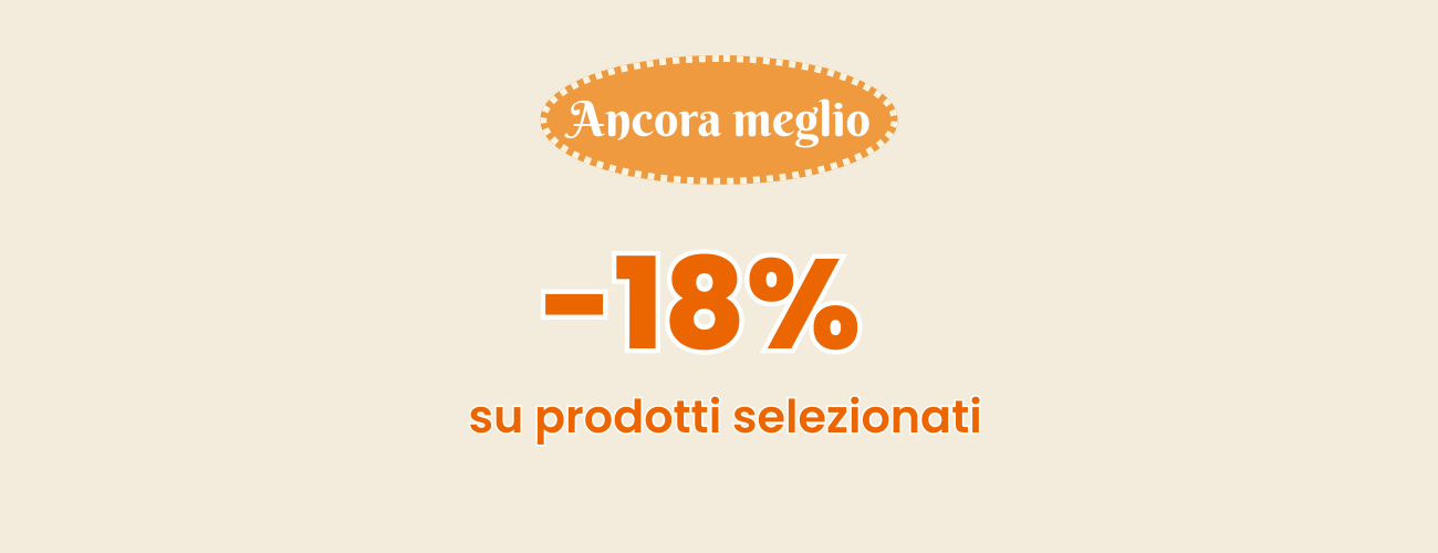 -18% su prodotti selezionati