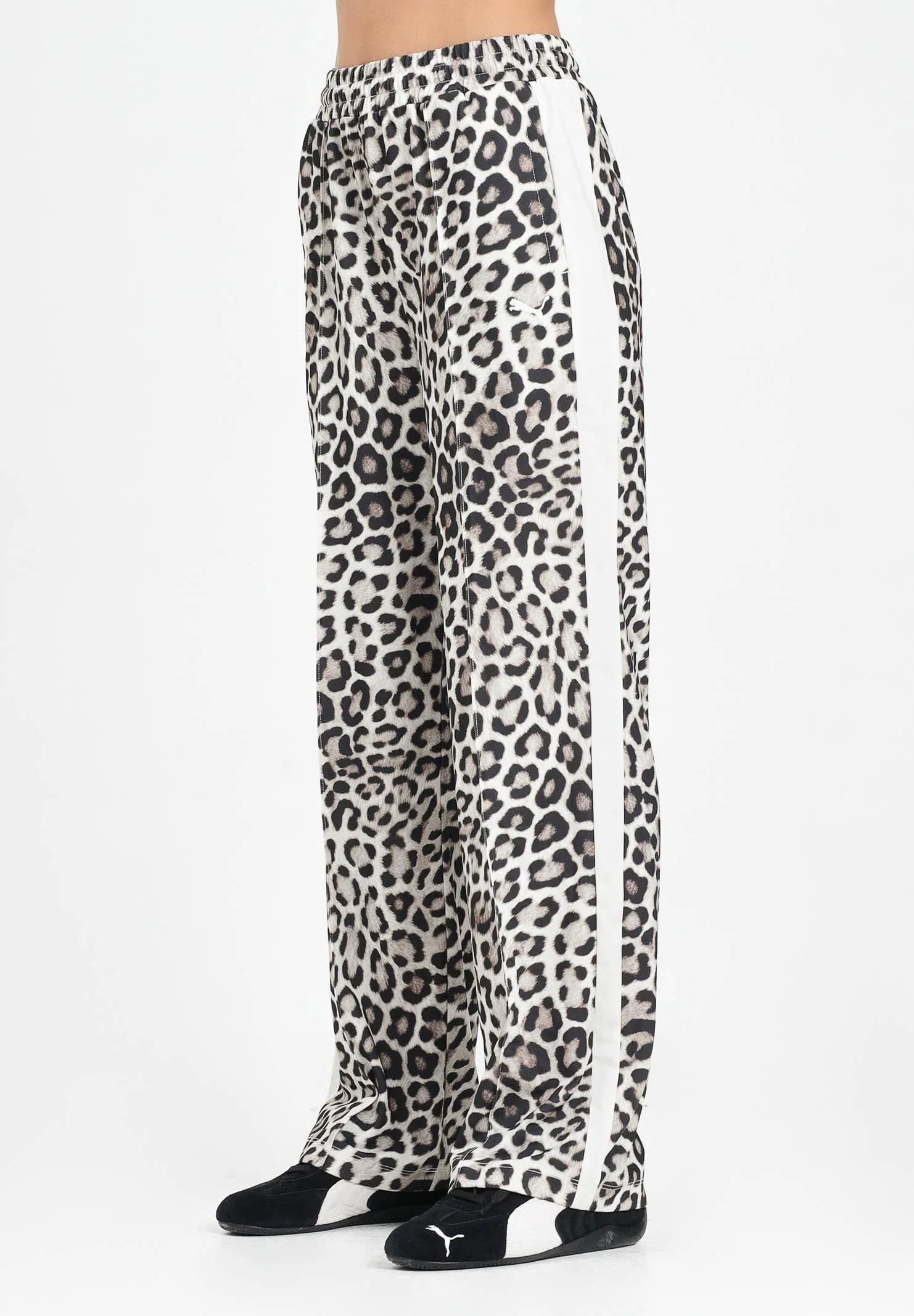 Image of PUMA Pantalone sportivo T7 Leo Luxe Aop Straight Op bianco da donna