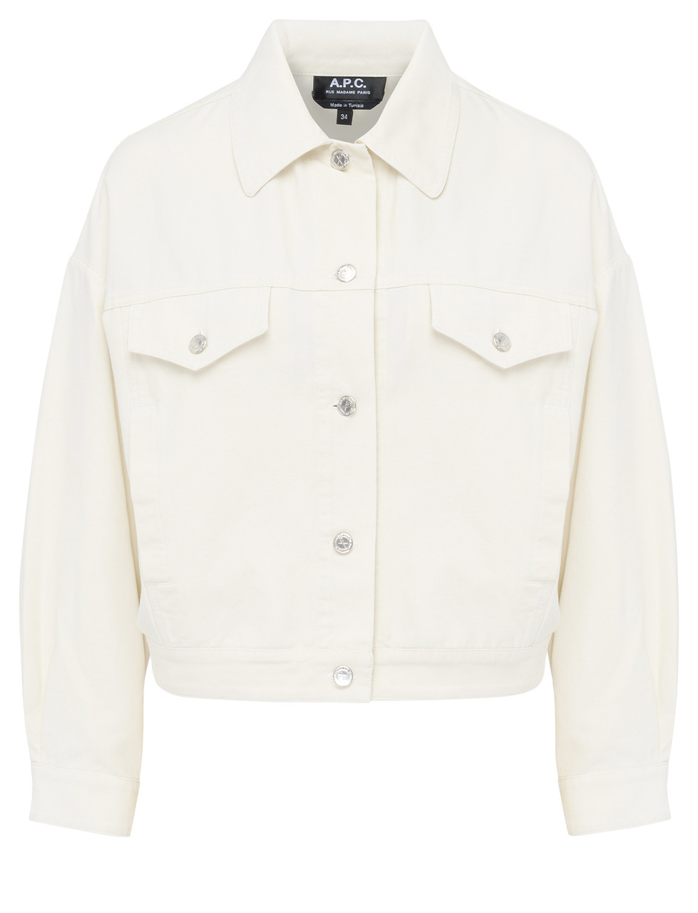 Image of Giacca A.P.C. Cally in cotone bianca