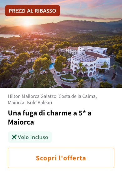 Una fuga di charme a 5* a Maiorca