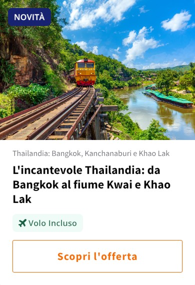 L&#x27;incantevole Thailandia: da Bangkok al fiume Kwai e Khao Lak